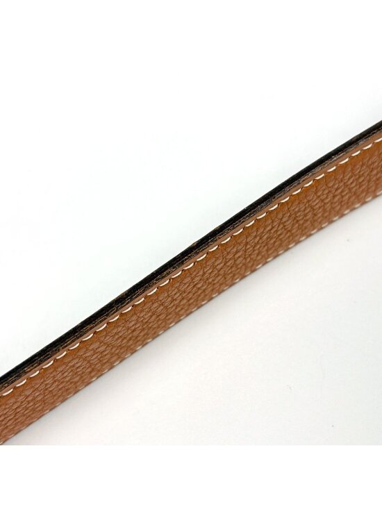 Hermes Hapi Reversible Belt Leather Bordeaux Brown main image 4